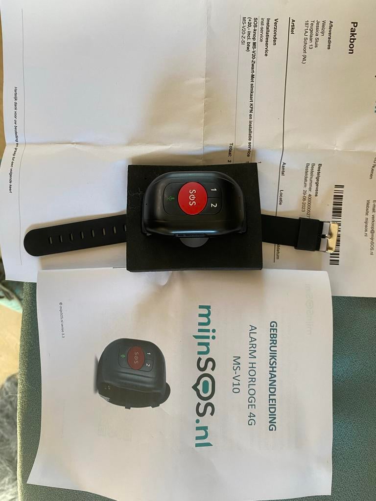 SOS alarmhorloge, Ophalen of Verzenden, Zo goed als nieuw
