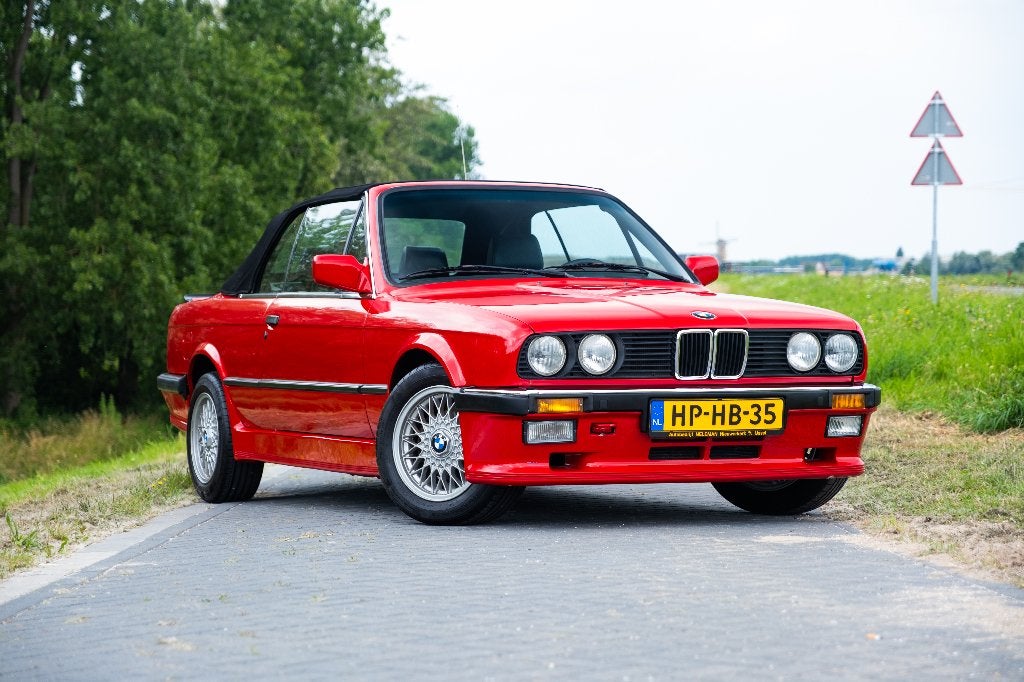BMW E30 325 Cabriolet TYPE 1 SPORTLEER M-TECH 1 PAKKET, Zwart, 2494 cc, Cabriolet, Leder