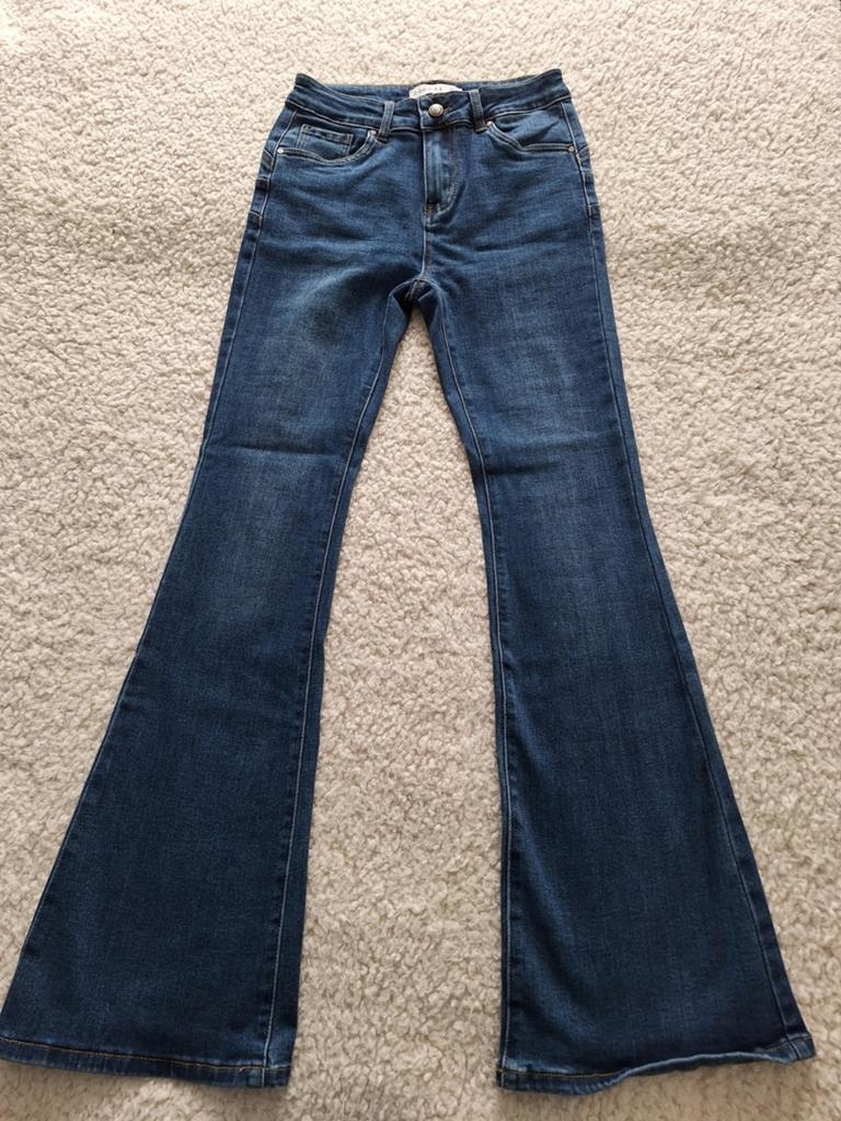 Goodies Flared Jeans - Maat 38, Blauw, Ophalen of Verzenden, Zo goed als nieuw, W30 - W32 (confectie 38/40)
