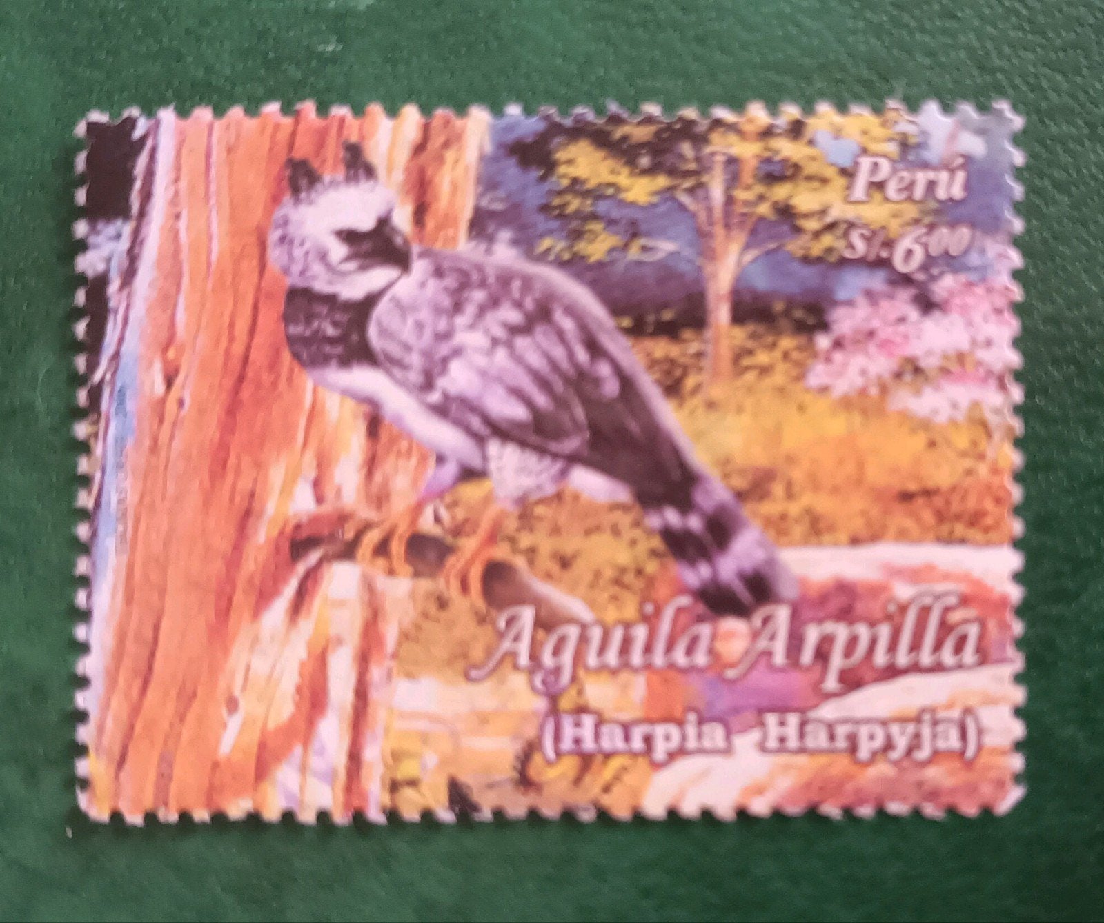 Peru 2006 pz vogel, Ophalen of Verzenden, Gestempeld, Zuid-Amerika