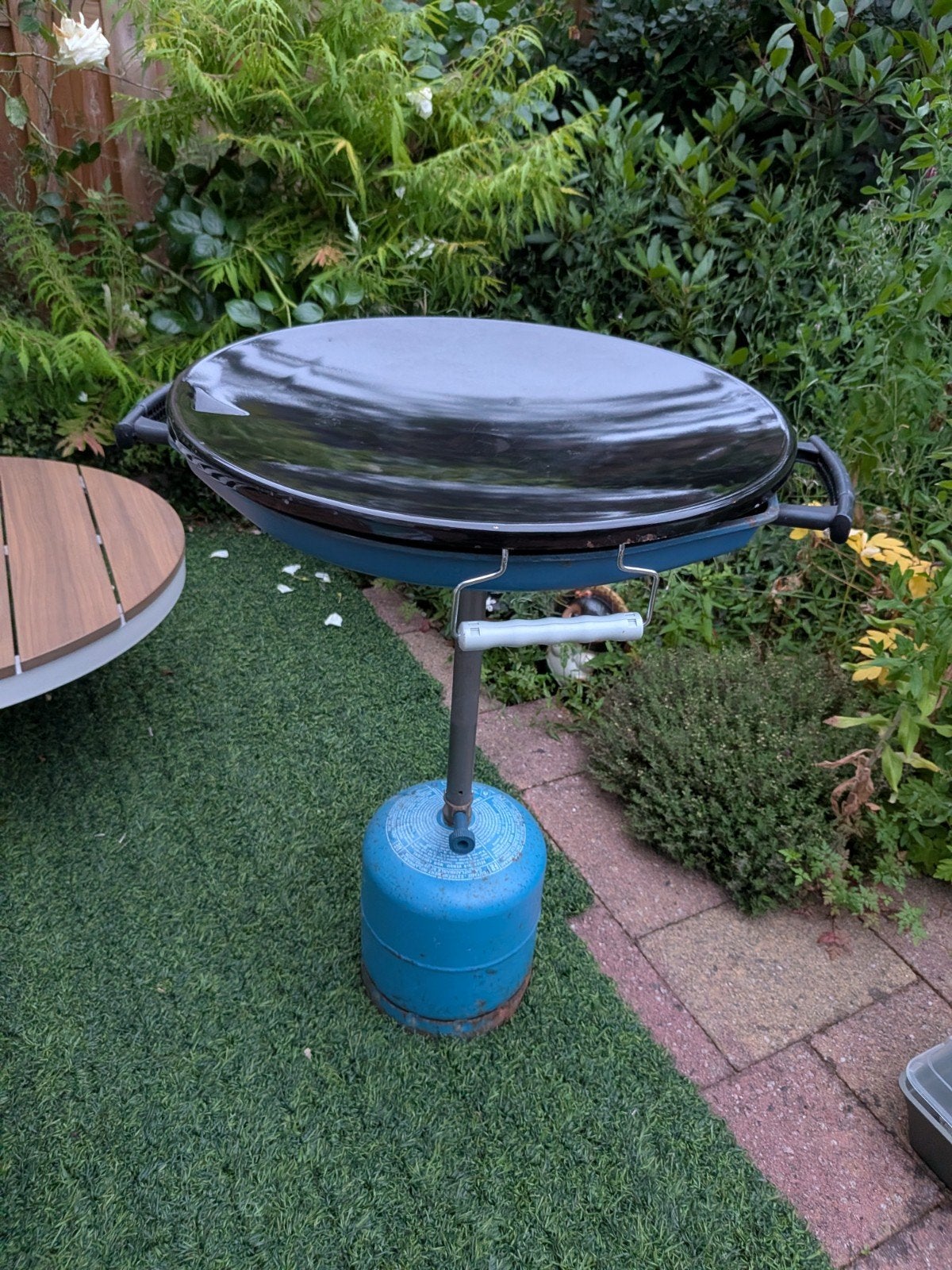 Skottelbraai Campingaz met gasfles, Ophalen