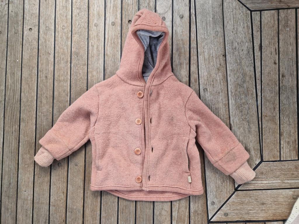 Disana jas van gekookte wol - roze (maat 74/80), Kinderen en Baby's, Gebruikt, Meisje, Ophalen of Verzenden, Jasje