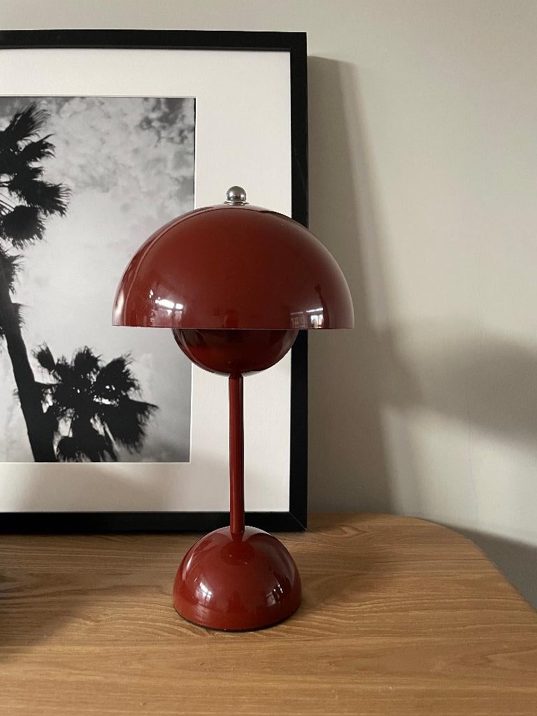Paddenstoel LED lamp tafellamp oplaadbaar dimbaar VEEL KLEUR, Nieuw, Ophalen of Verzenden, Minder dan 100 cm, Metaal