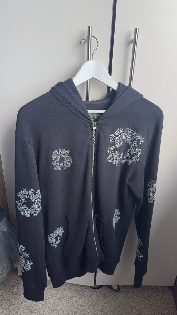 Denim tears Swarovksi diamonds vest zipper zip up, Ophalen of Verzenden, Zo goed als nieuw