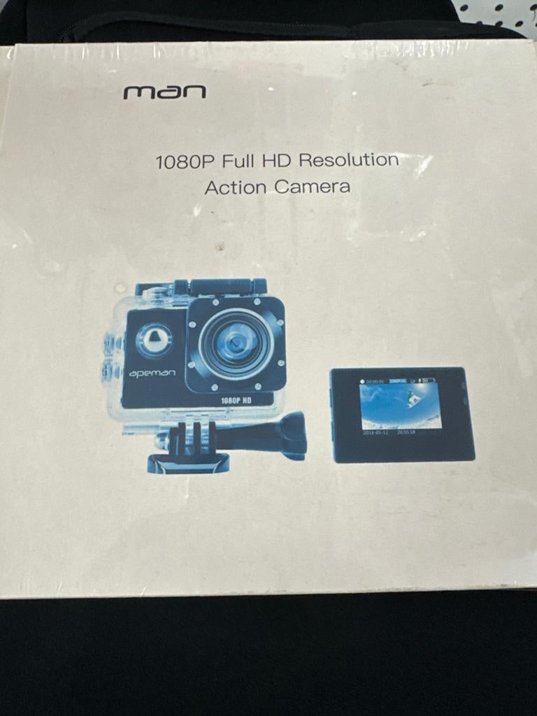 Man Apeman 1080P Full HD Action Camera - Nieuw in doos, Camera, Full hd, Nieuw, Man