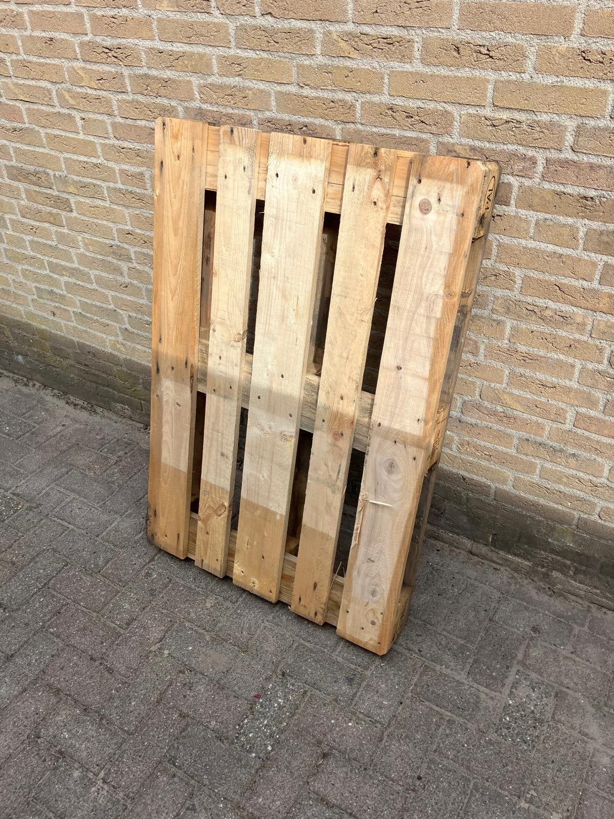 Gratis houten pallet, Ophalen, Zo goed als nieuw, 50 mm of meer, Minder dan 200 cm