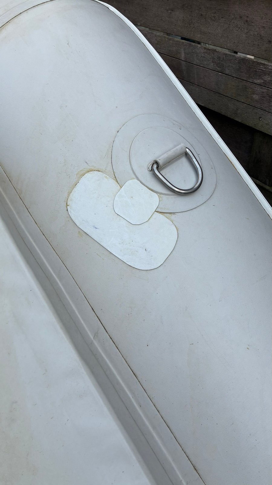 Quicksilver 330 Airdeck rubberboot - blijft goed op druk, Watersport en Boten, Ophalen, Gebruikt, Peddels, Airdeck