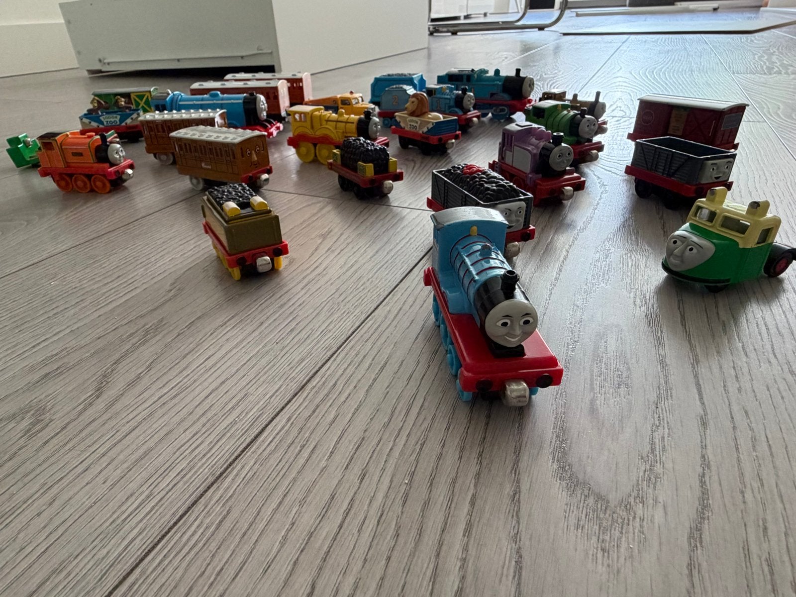 Grote mooie collectie Thomas de Trein speelgoedtreinen, Ophalen, Gebruikt