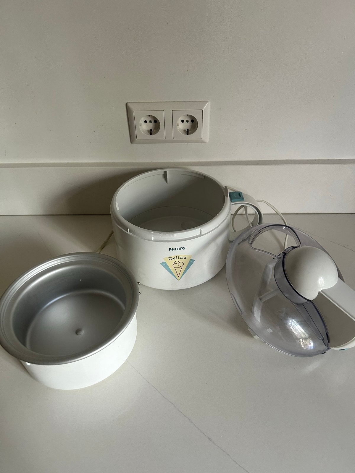 Philips Delizia IJsmachine met handleiding, Witgoed en Apparatuur, IJsmachines, Gebruikt, Koelelement, Ophalen