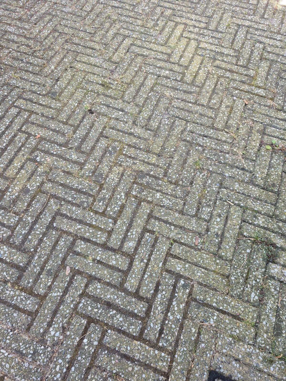 Gratis tuin stenen (tegels) van +/- 28m2, Ophalen of Verzenden, Gebruikt, Beton, Terrastegels