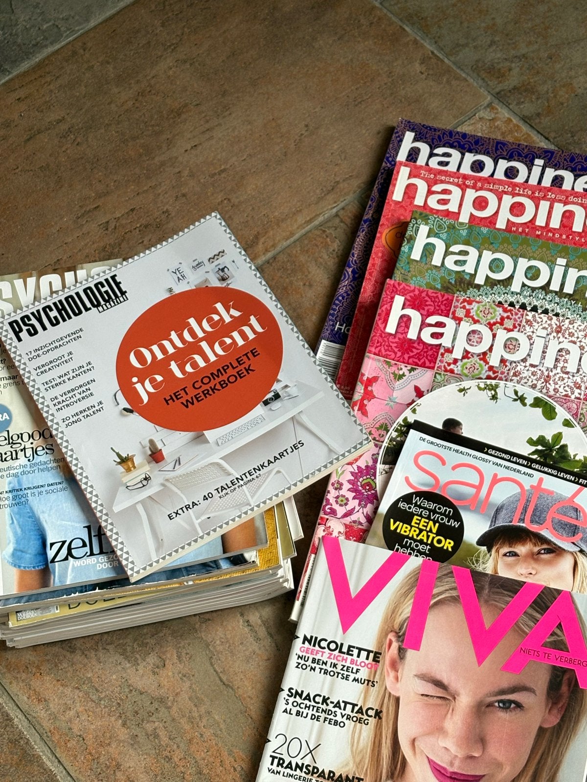 Happinez, Psychologie,  viva, Ophalen, Gelezen, Overige typen