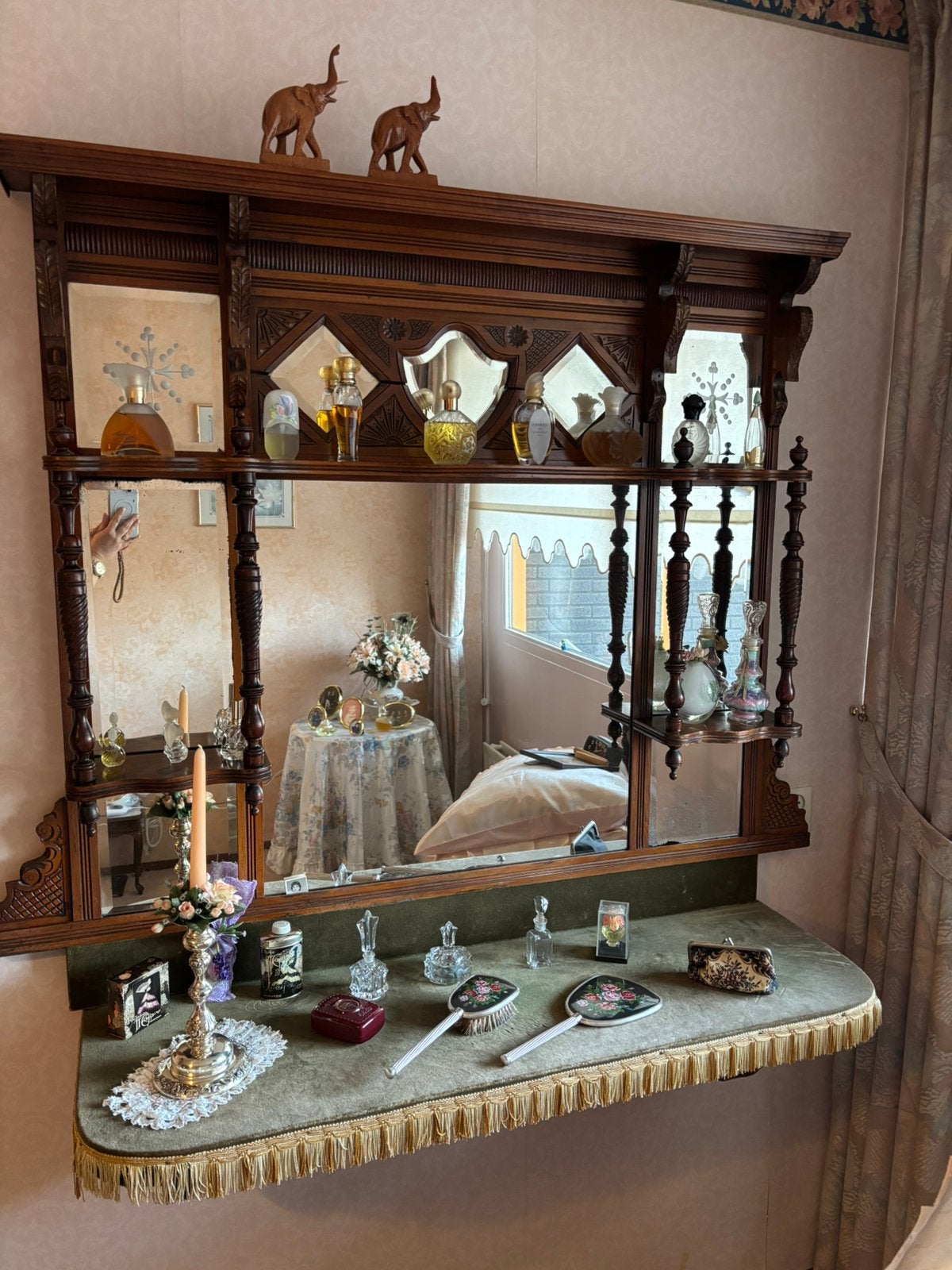UNIEK Antieke kaptafel (zelf gemaakt), Ophalen