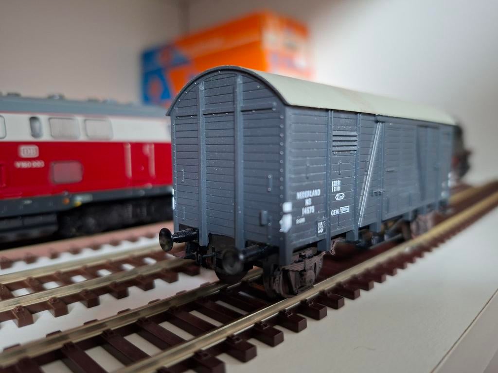 Roco NS Goederenwagon epoche 3, nem-schachten, Gelijkstroom, Wagon, Ophalen of Verzenden, Roco
