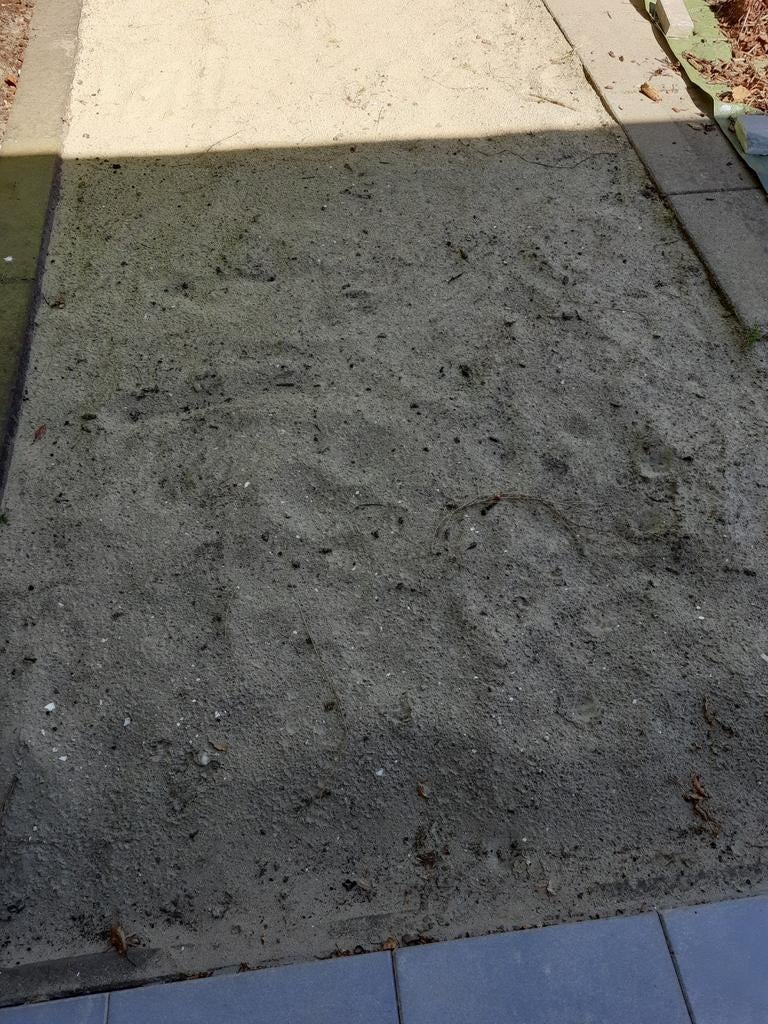 Gratis scherp (ophoog-)zand, Tuin en Terras, Tegels en Klinkers, Ophalen of Verzenden, Beton, Terrastegels