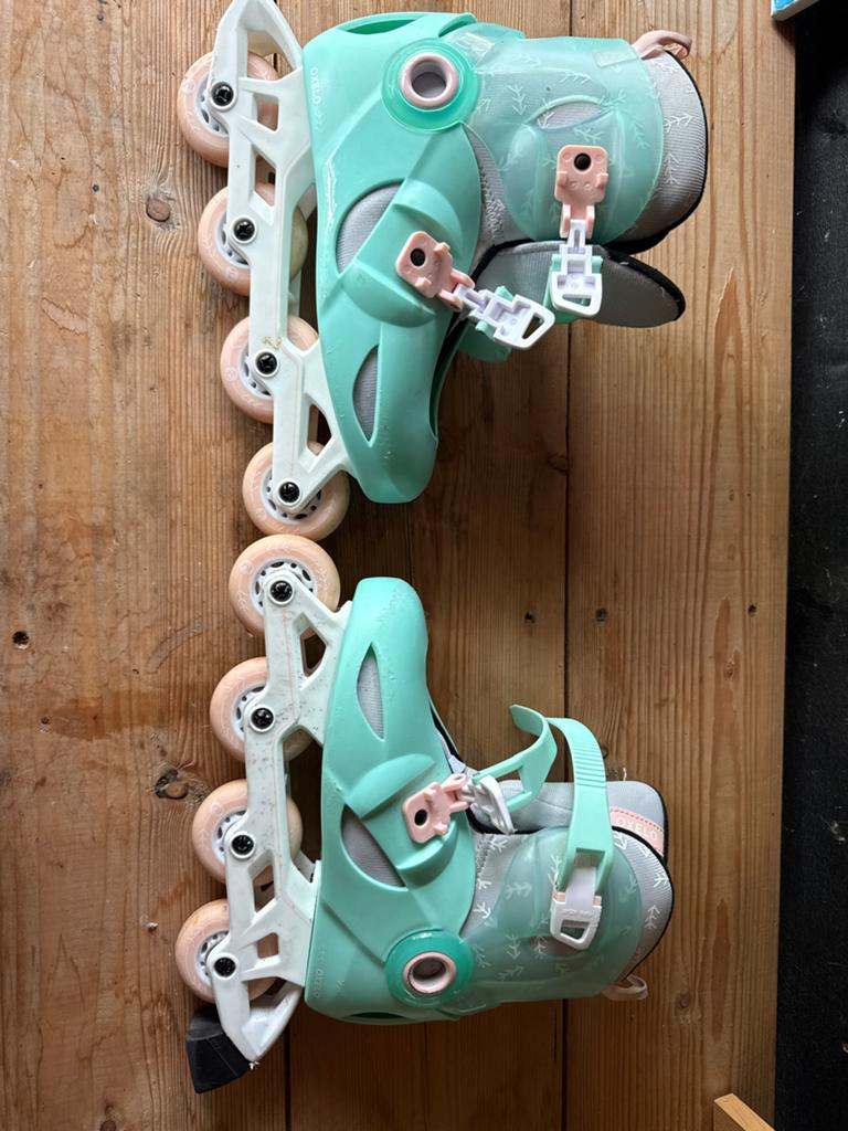 Verstelbare inline skates voor kinderen Oxelo maat 34-36, Overige merken, Kinderen, Ophalen of Verzenden, Inline skates 4 wielen