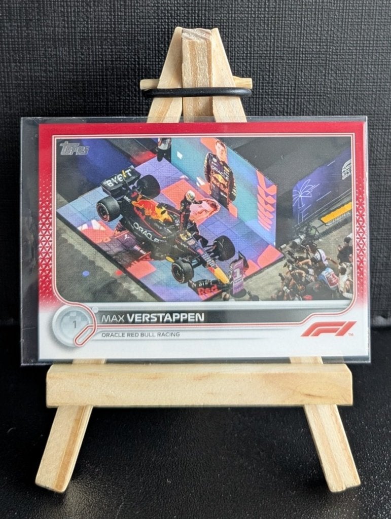 2022 topps  f1 Max verstappen # 3 Booked 1 /5, Hobby en Vrije tijd, Stickers en Plaatjes, Ophalen of Verzenden, Zo goed als nieuw