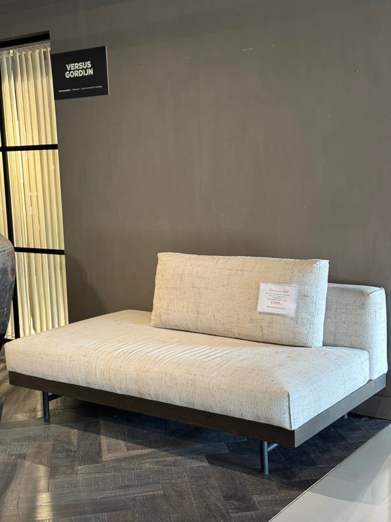 Bank zonder armen Meubitrend, Ophalen, 150 tot 200 cm, Tweepersoons, 75 tot 100 cm
