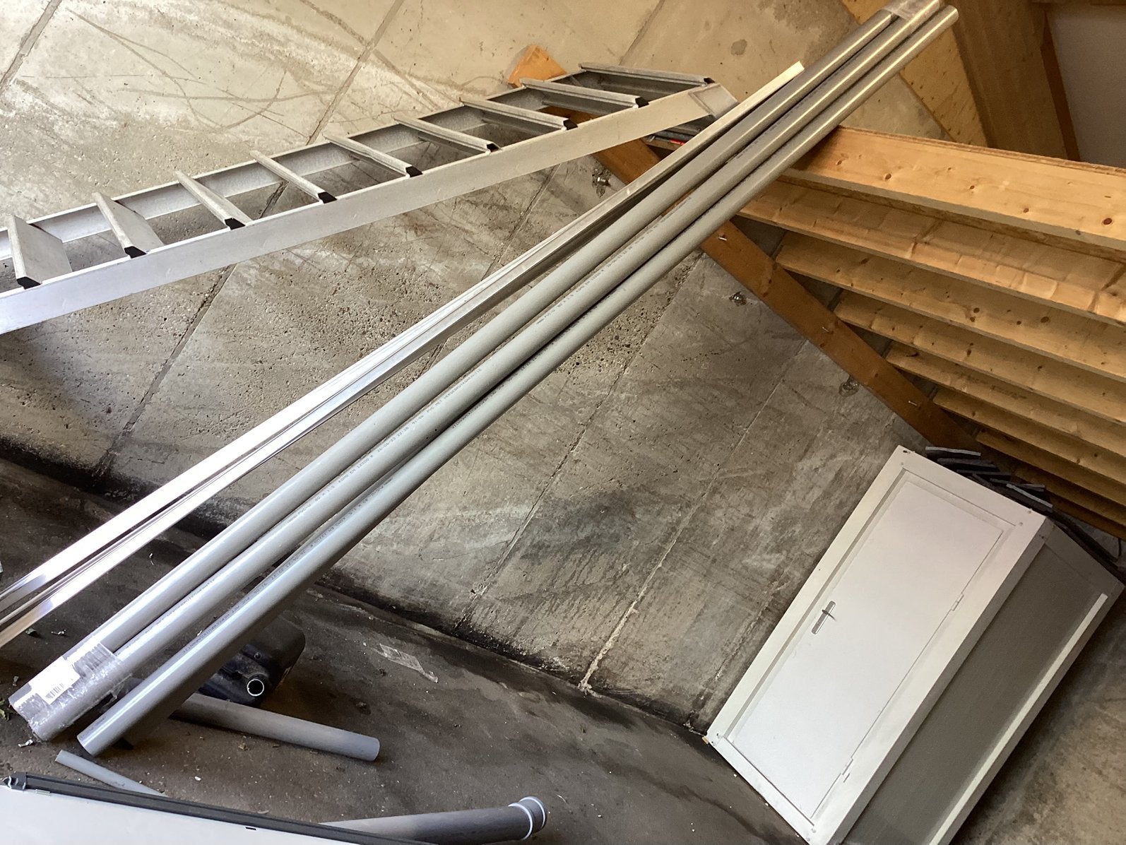 4 nieuwe pvc buizen, Doe-het-zelf en Verbouw, Metalen, Ophalen of Verzenden, Nieuw