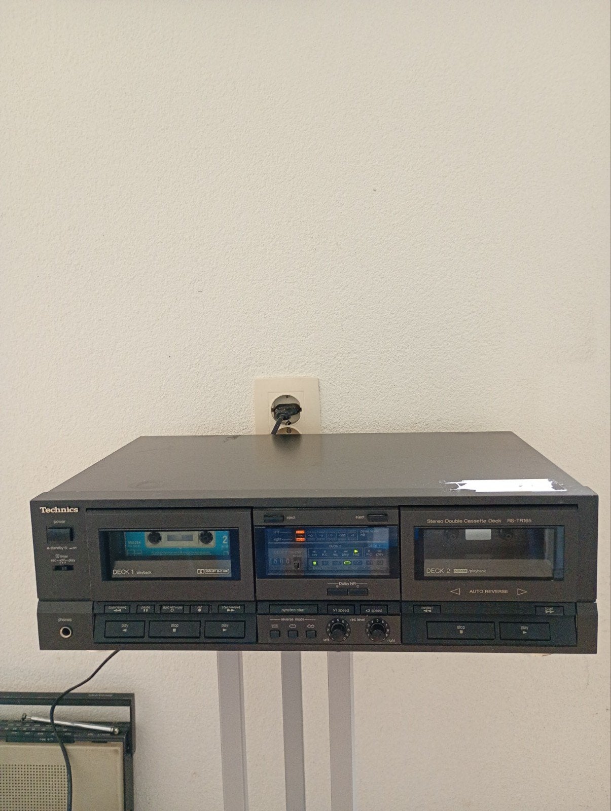 Technics RS-TR165 Stereo Dubbel Cassettedeck, Audio, Tv en Foto, Cassettedecks, Ophalen of Verzenden, Dubbel, Overige merken, Auto-reverse