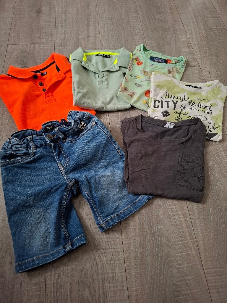 Kledingpakket zomer, Ophalen, Zo goed als nieuw, Maat 128