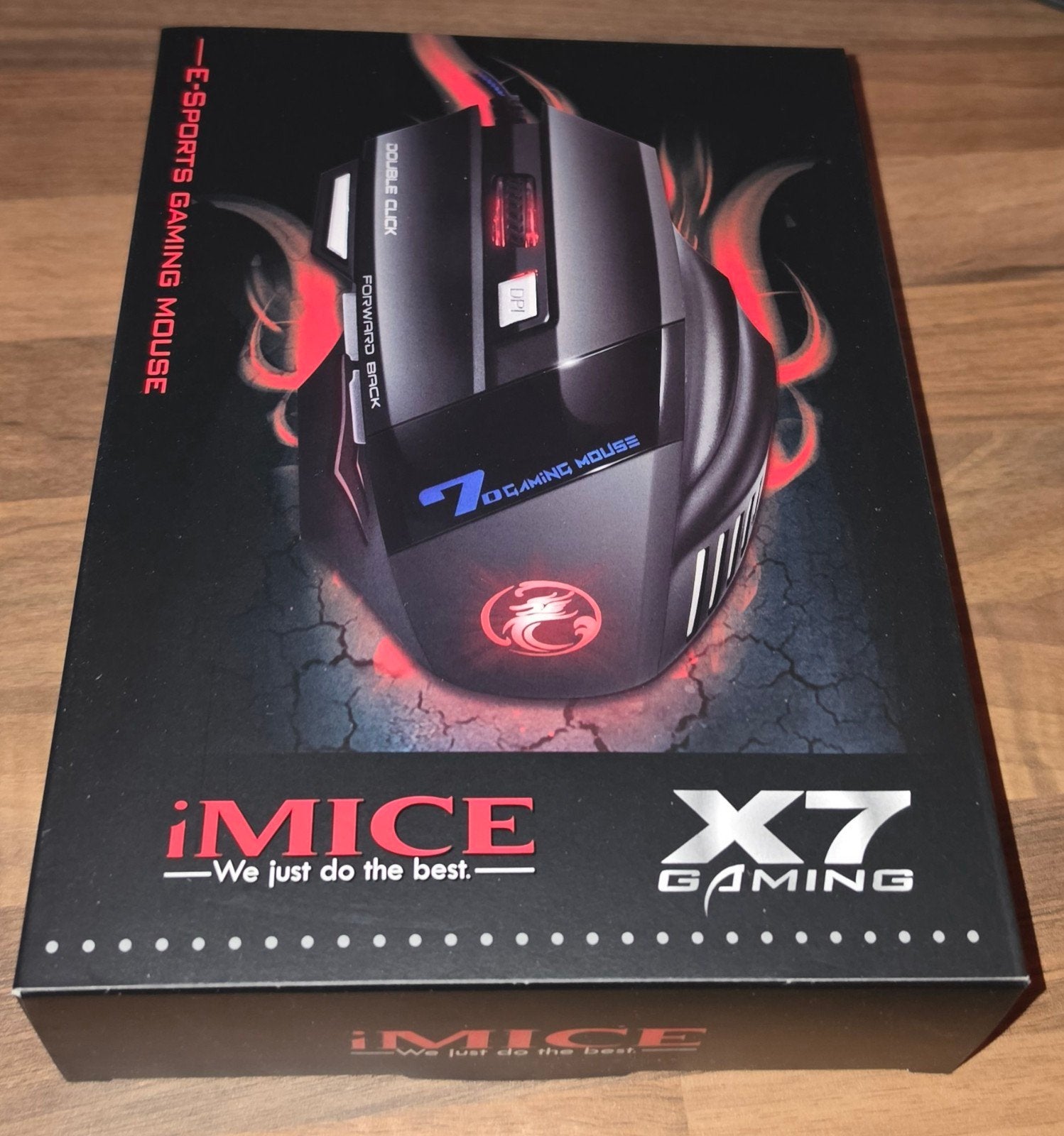 iMICE X7 Gaming Muis, Computers en Software, Muis, Gaming muis, Nieuw, Bedraad