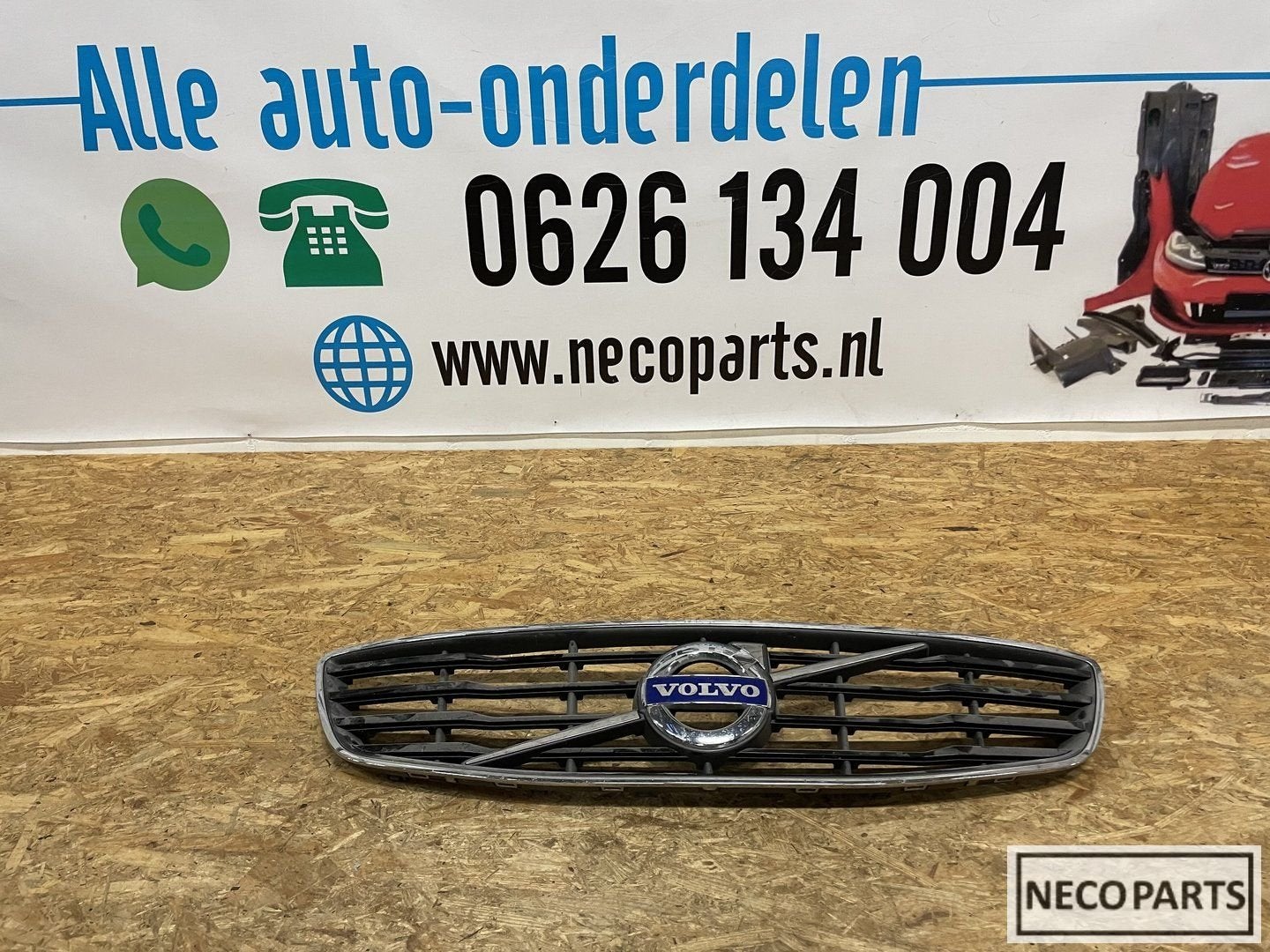 VOLVO V70 S80 GRILL 2013-2016 ORIGINEEL 31383595 31383599, Gebruikt, -, -, Ophalen of Verzenden