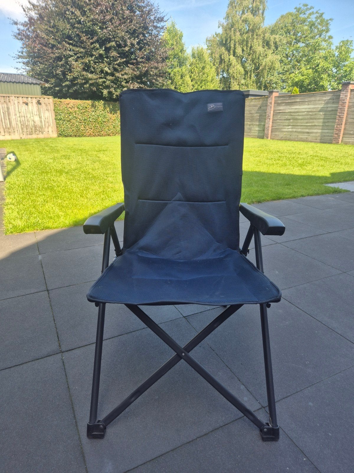 3 Bardani stoelen - verstelbare rugleuning en Opvouwbaar, Caravans en Kamperen, Ophalen, Campingstoel