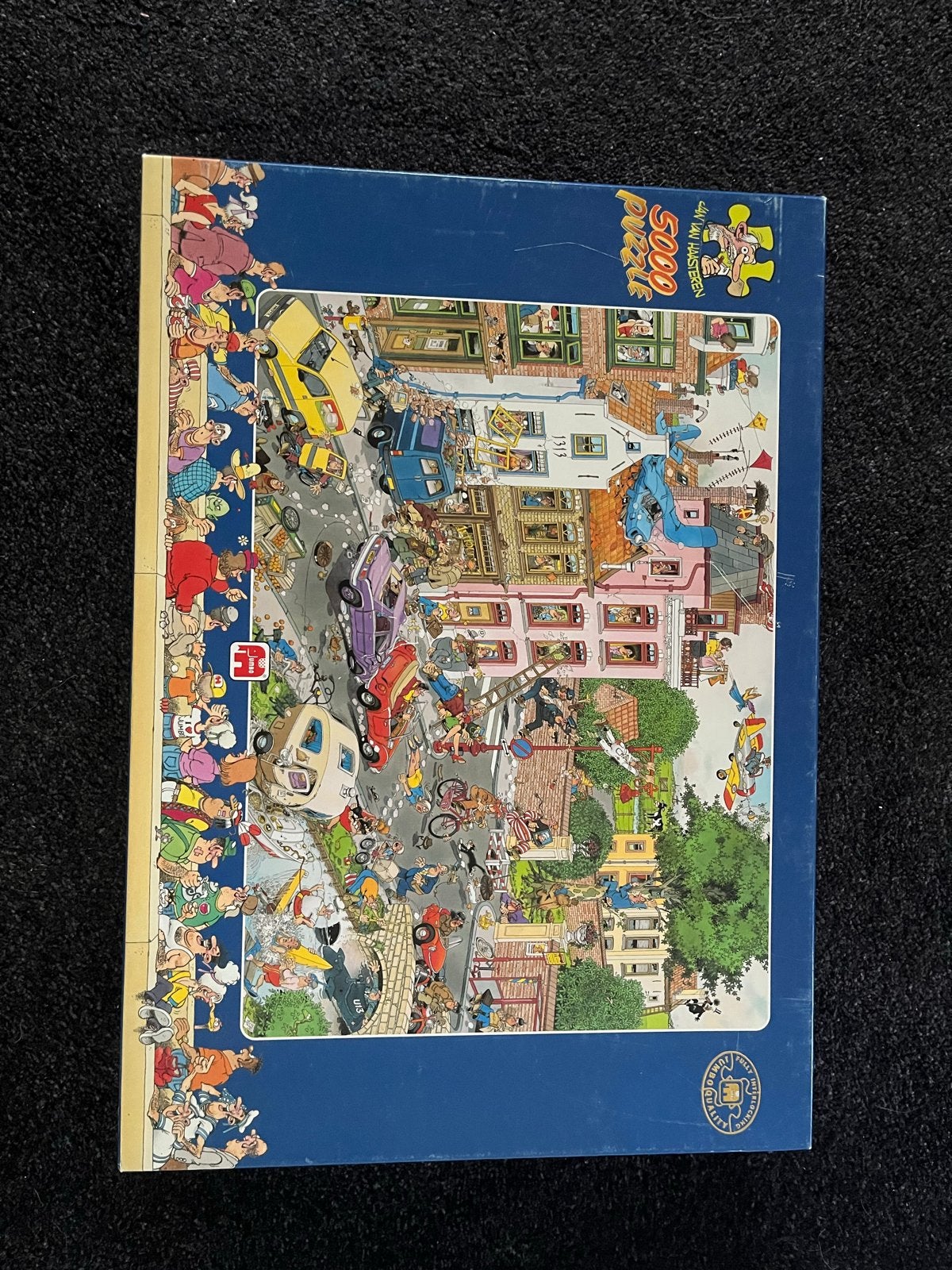 Jumbo Legpuzzel 'Friday the 13th' 5000 stukjes, Ophalen of Verzenden, Meer dan 1500 stukjes, Gebruikt, Legpuzzel