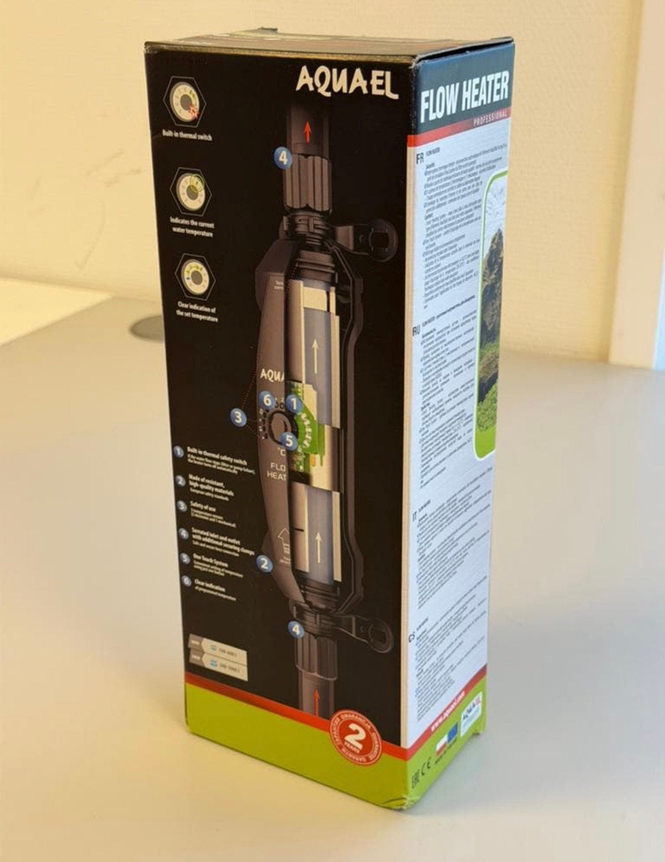 Aquael Flow Heater 500W Externe Aquarium Heater verwarming, L, Aquael, L, Verlichting of Verwarming