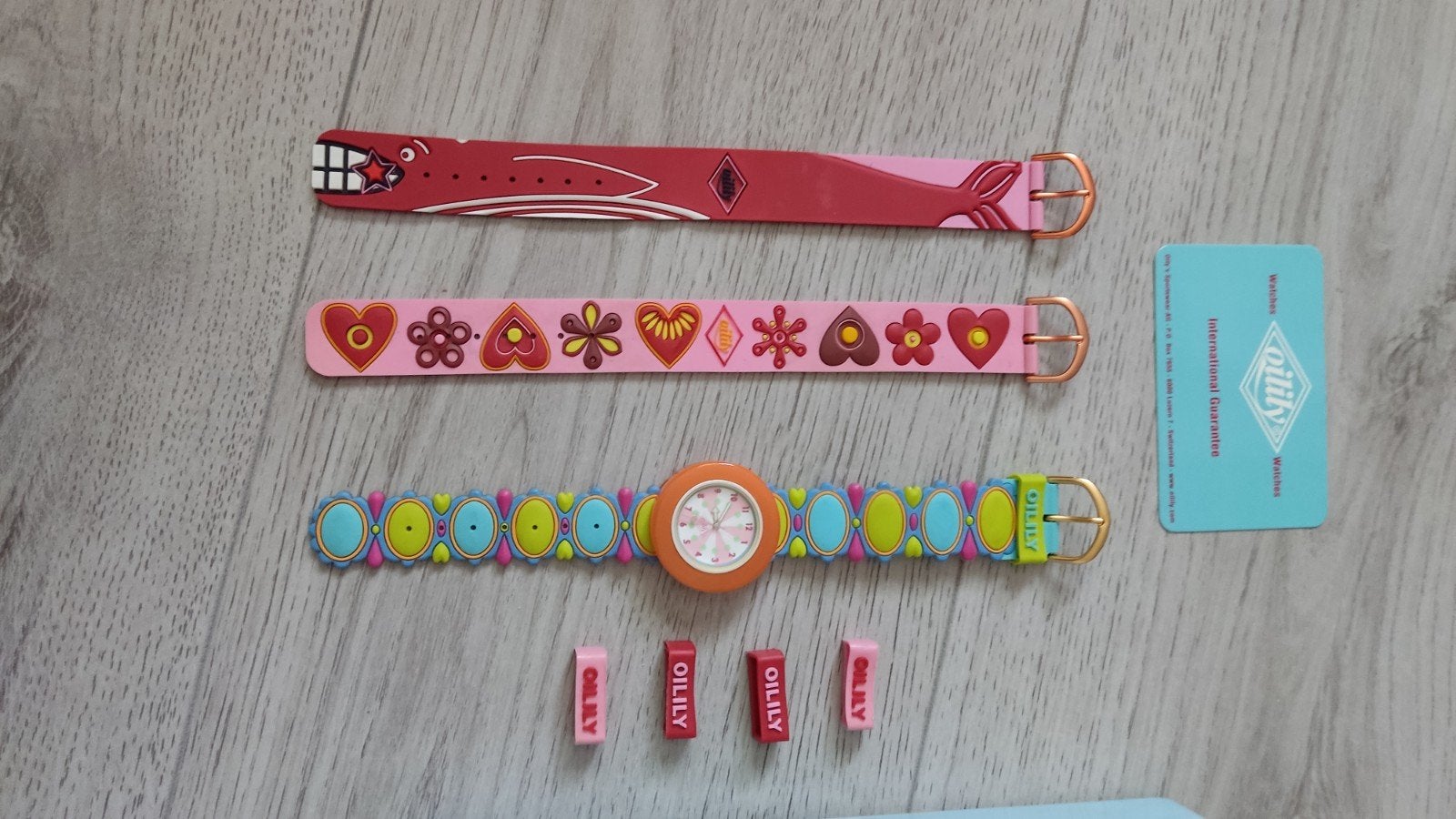 Horloge oilily, Ophalen of Verzenden, Gebruikt, Overige kleuren, Armband
