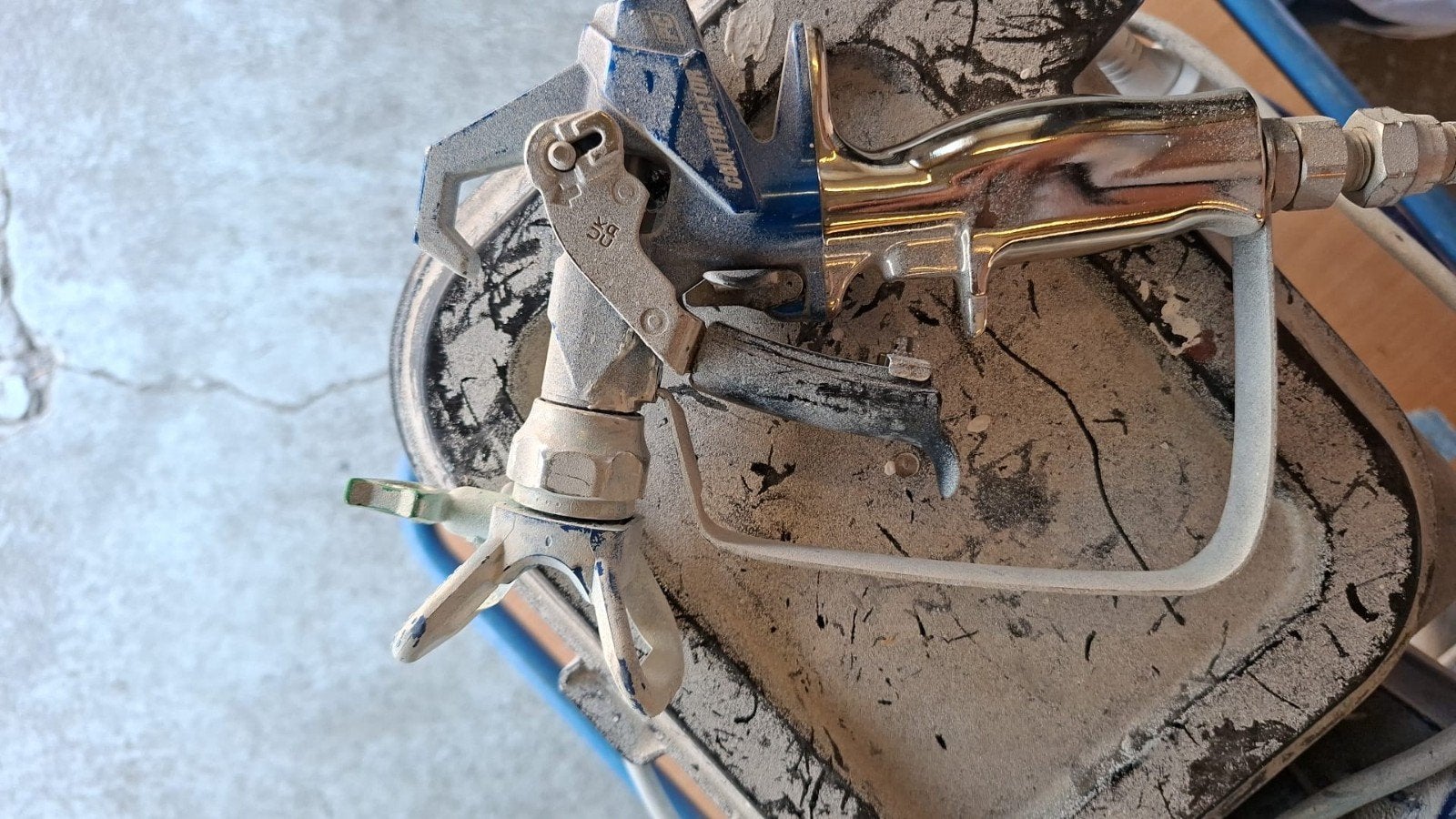 Graco GX FF Airless verfspuit / lakspuit, Ophalen, Gebruikt, Verfspuit of Verfpomp