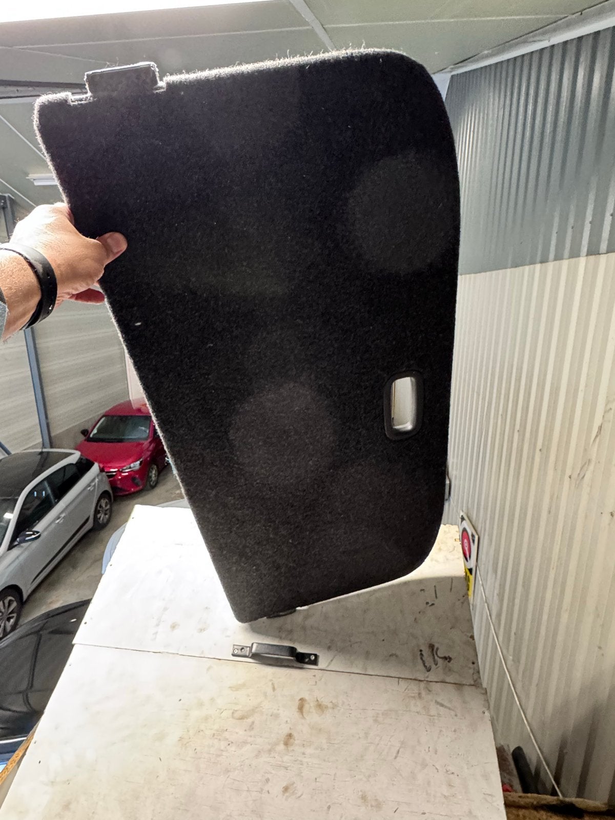 Scheidingsplaat kofferbak VW Up! / Skoda Citigo / Seat Mii, Gebruikt, Achterklep, Volkswagen, Ophalen of Verzenden