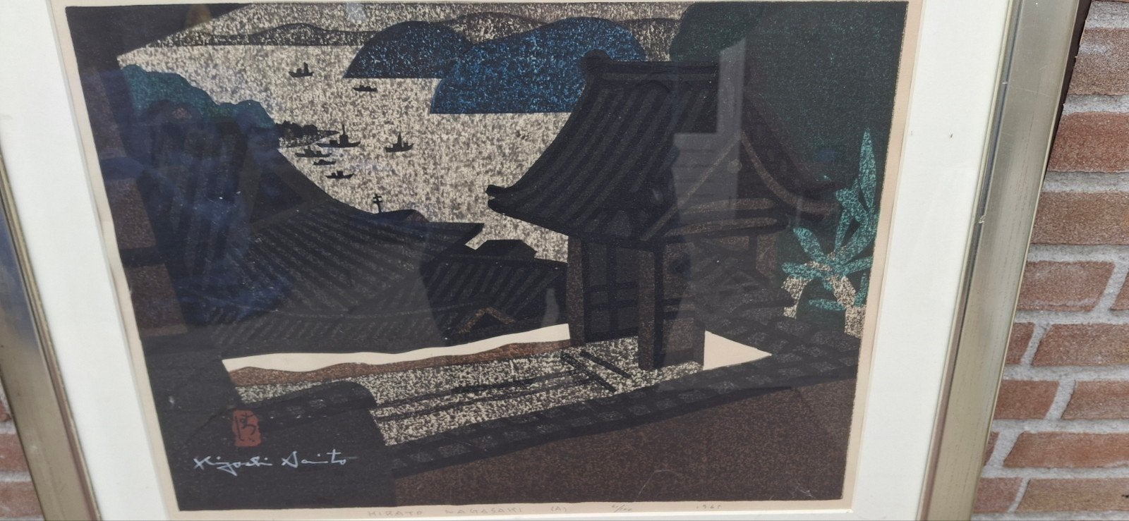 Japanse woodcut Kiyoshi Saito, Ophalen of Verzenden