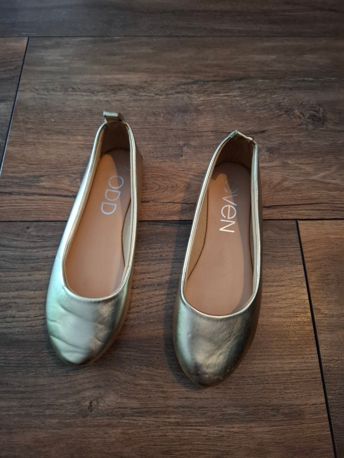 Gouden Ballerina's Maat 41 Even & Odd, Overige kleuren, Ballerina's, Ophalen of Verzenden, ODD SEVEN