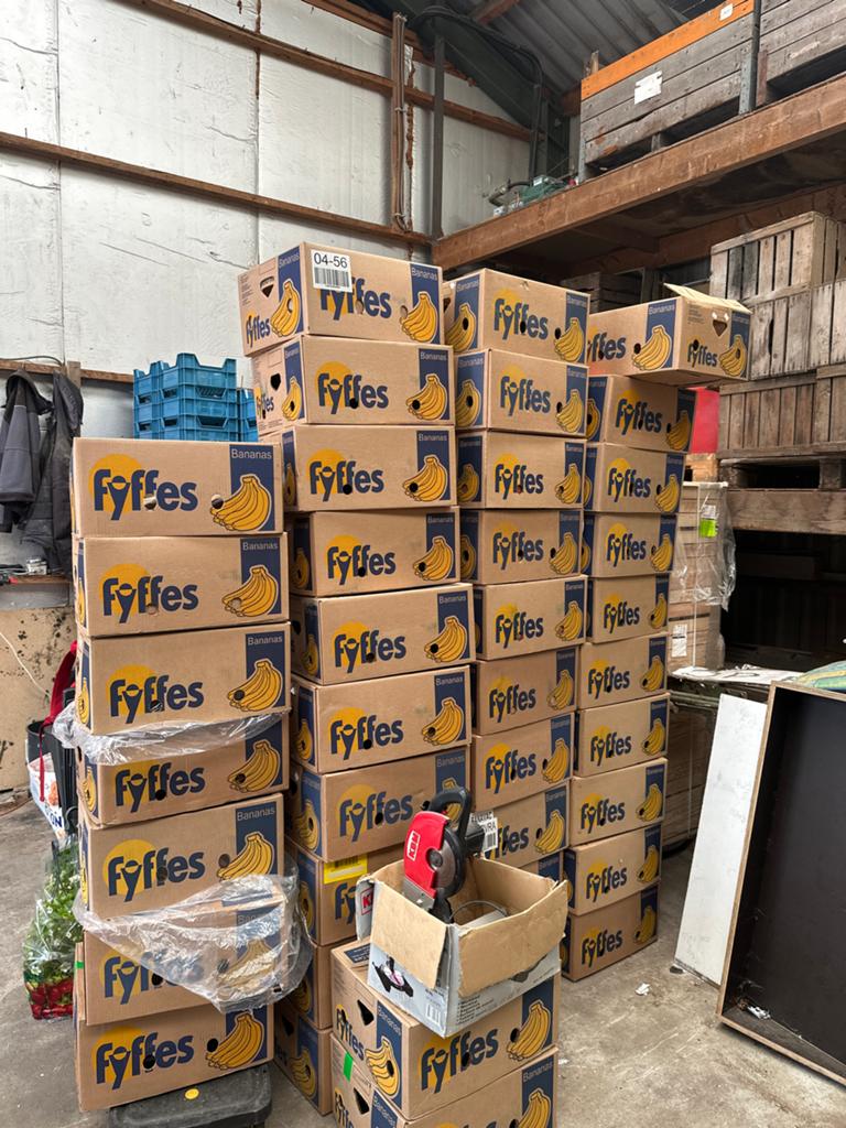 Bananendozen - Stevige verhuisdozen, Ophalen, 40 tot 60 cm, 50 tot 75 cm, 35 tot 50 cm