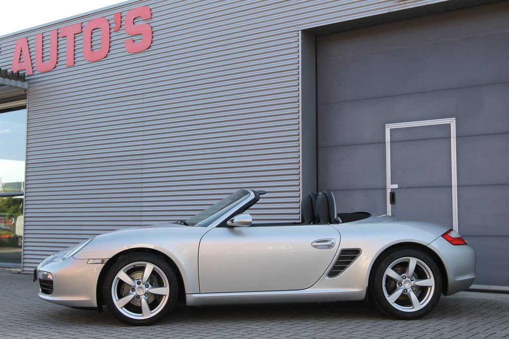 Porsche Boxster 2.7 I 57000 Km I Youngtimer (bj 2008), Achterwielaandrijving, Zwart, Bedrijf, Handgeschakeld