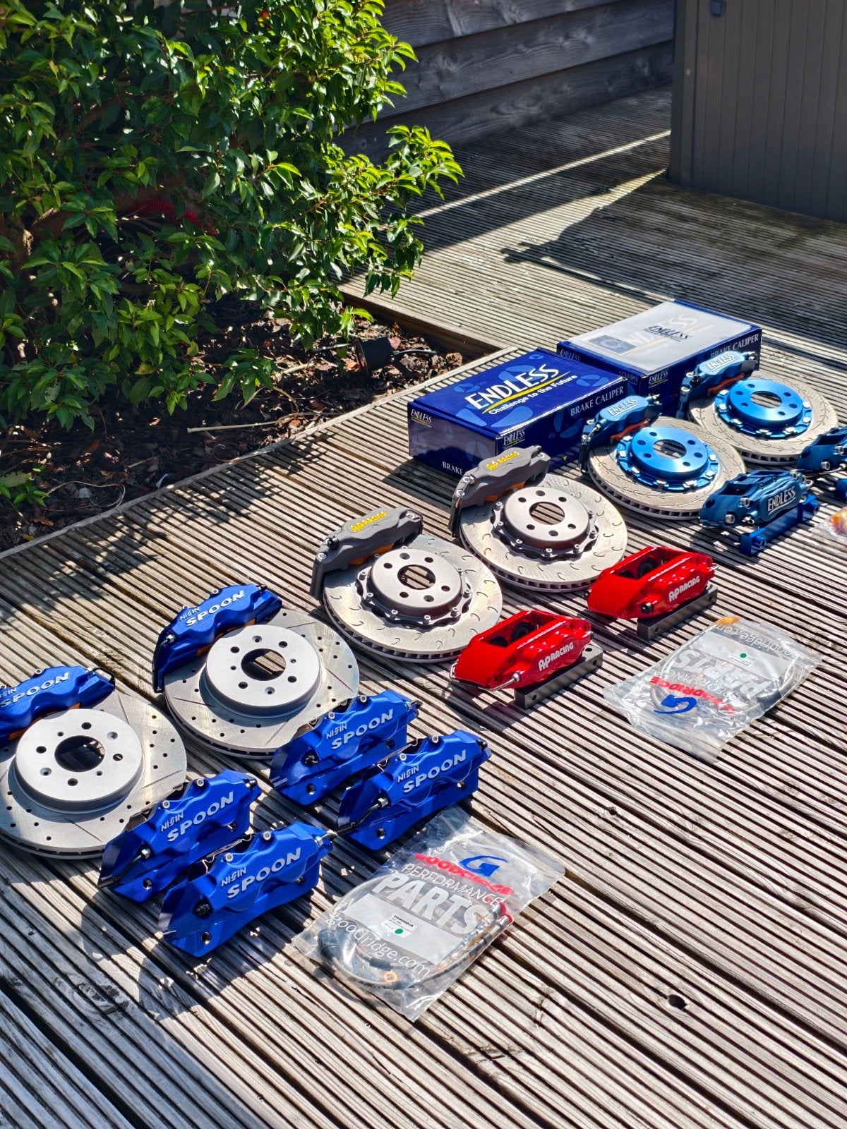 Complete remsets: Spoon, Endless, AP Racing voor Honda, Ophalen of Verzenden, Honda