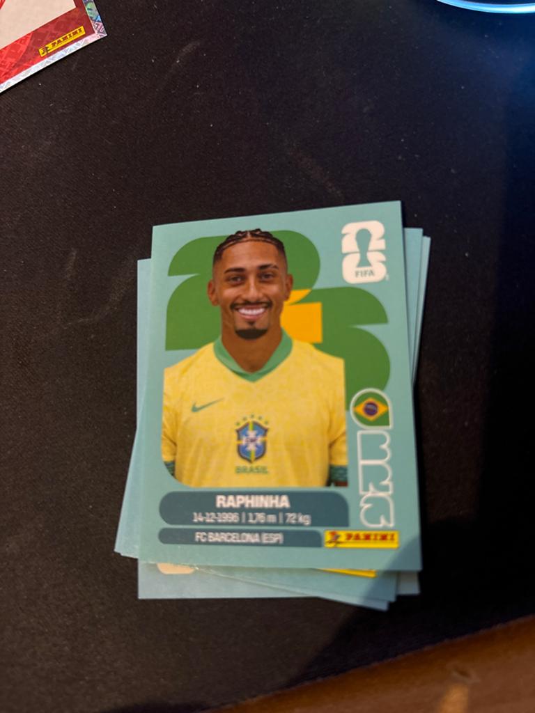 Raphinha Panini WK 2026 Voetbalsticker - Pack Fresh, Ophalen of Verzenden, Nieuw, Speelkaart(en)