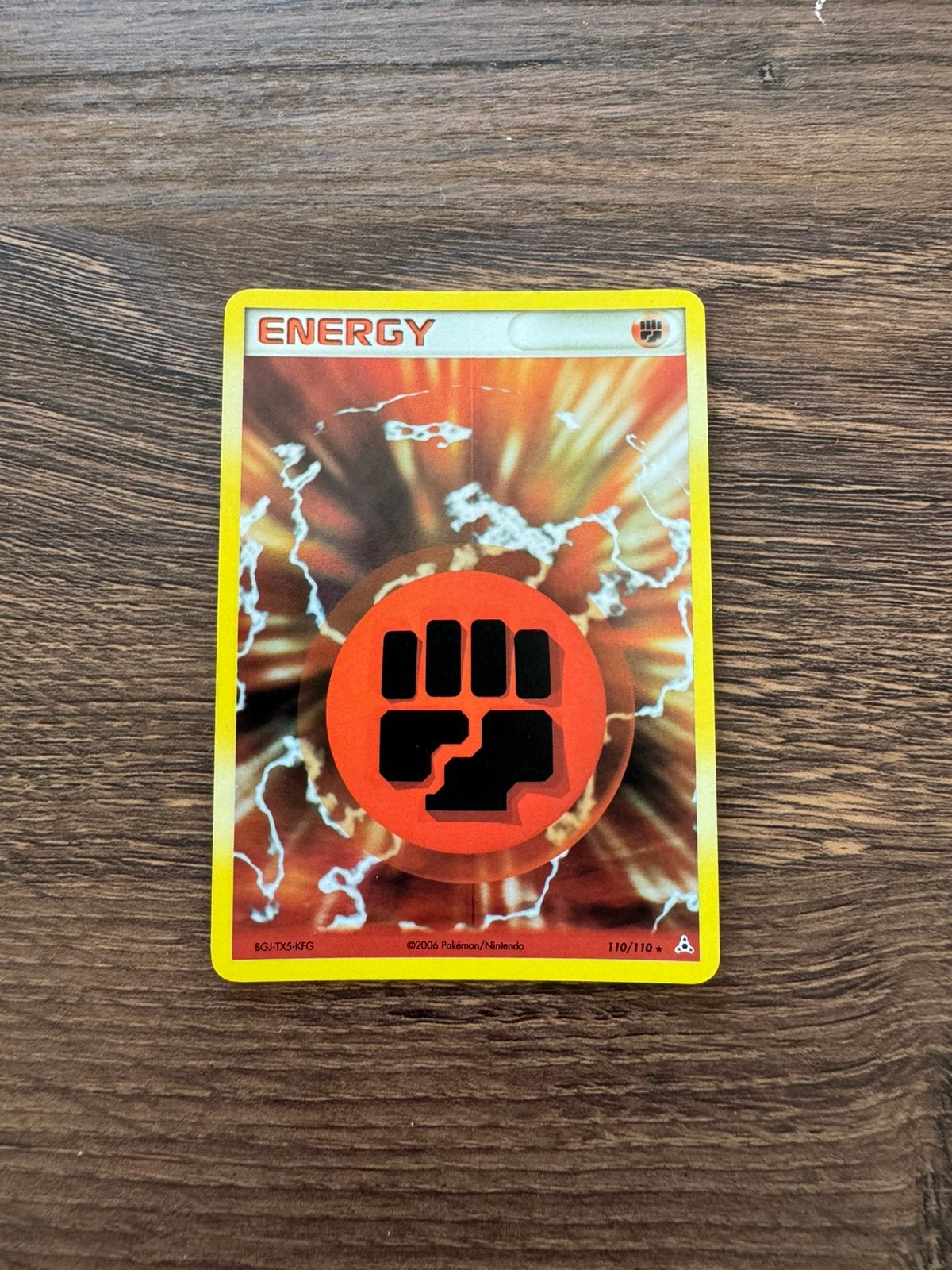 Fighting Energy (HP 110) EX Holon Phantoms, Ophalen of Verzenden, Zo goed als nieuw