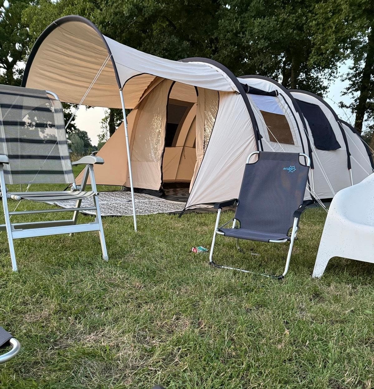 Obelink familie tent niet defect + toebehoren! Obelink, Ophalen of Verzenden, Gebruikt, Tot en met 4