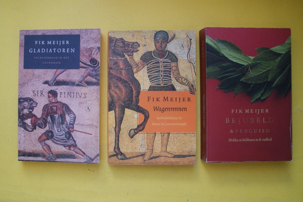 3 X Fik Meijer, GLADIATOREN, WAGENRENNEN, BEJUBELD  VERGUISD, Ophalen of Verzenden, Nieuw