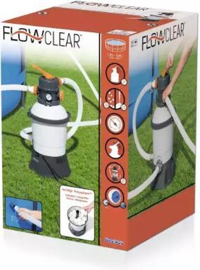 Flowclear zwembadpomp voor zand of polysphere wattenvulling, Ophalen of Verzenden, Zo goed als nieuw, Zwembadpomp