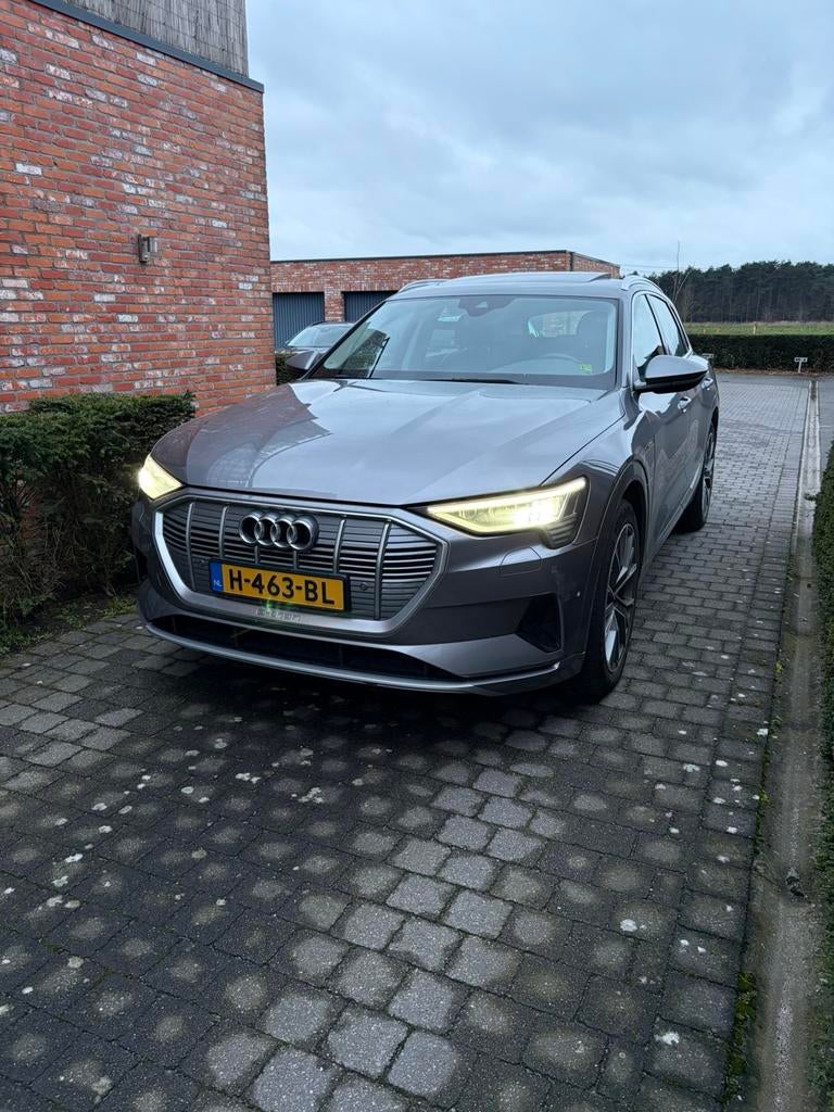 Audi e-tron 50 Quattro 313pk 2019 Grijs, Auto's, Audi, Automaat, 1800 kg, 124 €/maand, Origineel Nederlands