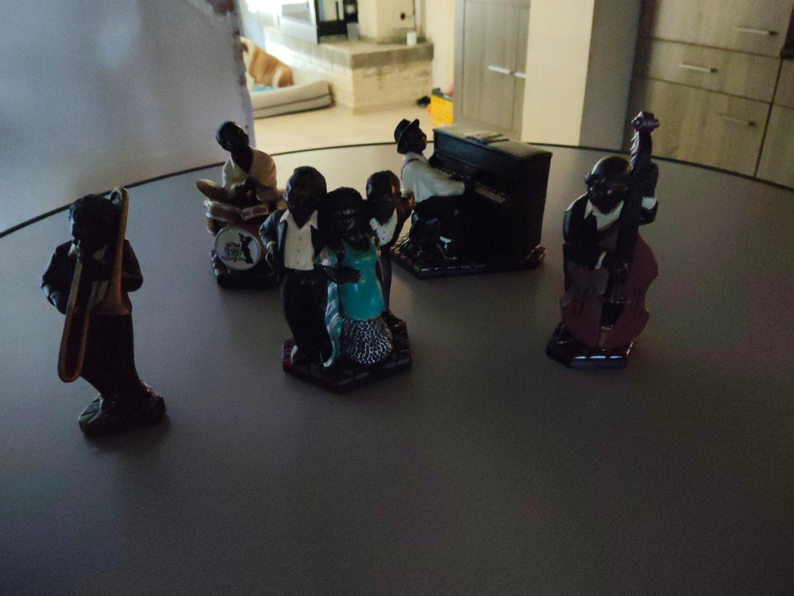 All That Jazz Beeldjes - Muzikale Decoratie Set, Ophalen of Verzenden, Zo goed als nieuw, Pop, Beeldje of Miniatuur