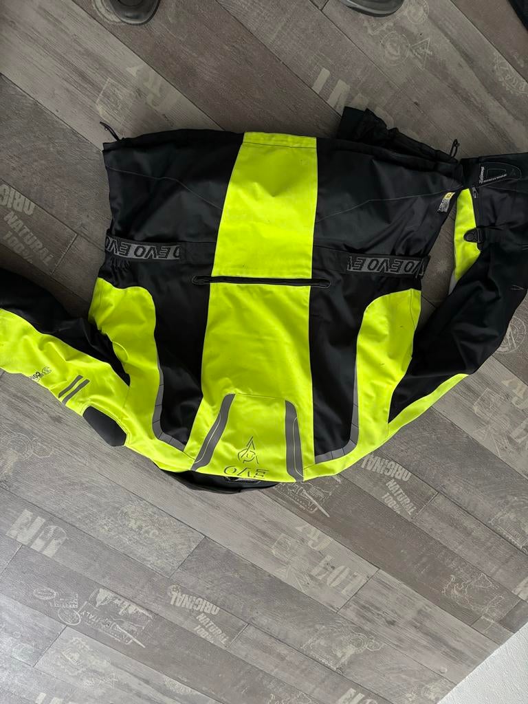 Motorpak textiel zwart/fluorgeel - Evolution, Ophalen, Tweedehands, Heren, Jas | textiel