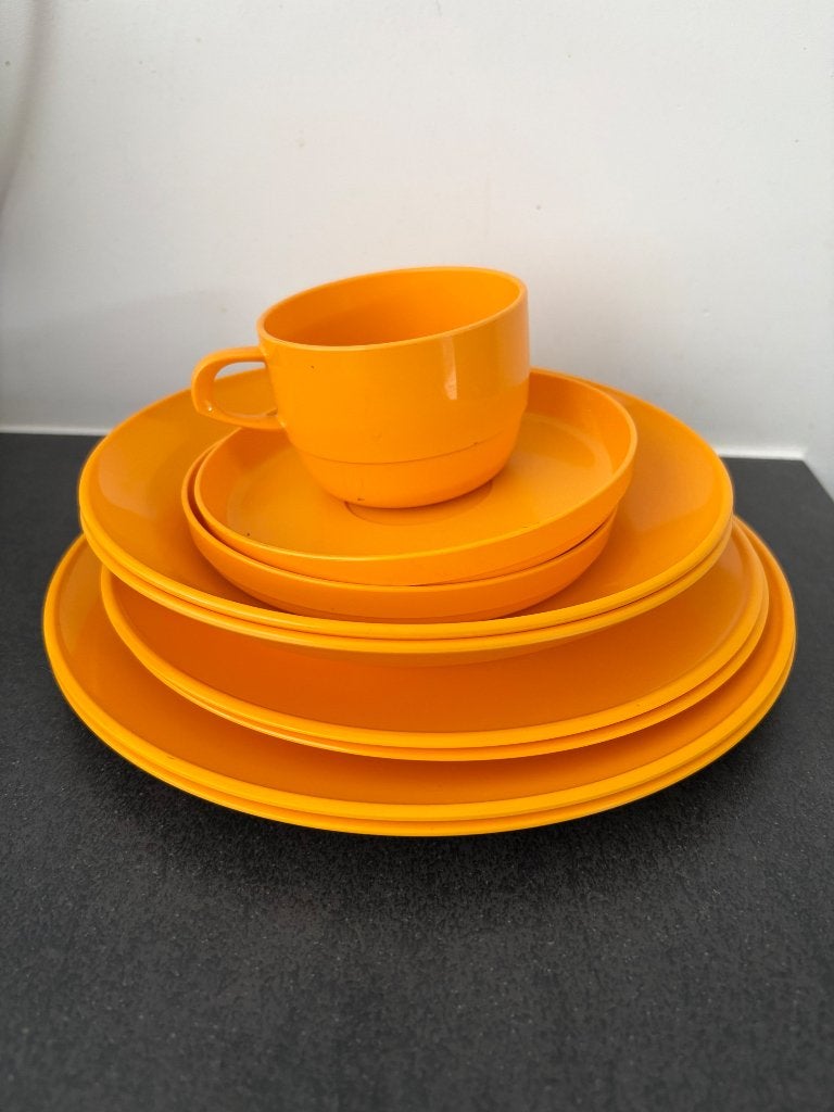 Campingservies, Ophalen of Verzenden, Zo goed als nieuw
