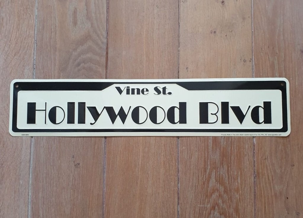 HOLLYWOOD BLVD of ABBEY ROAD metalen bord, Verzamelen, Muziek, Artiesten en Beroemdheden, Ophalen of Verzenden, Nieuw, Poster, Artwork of Schilderij