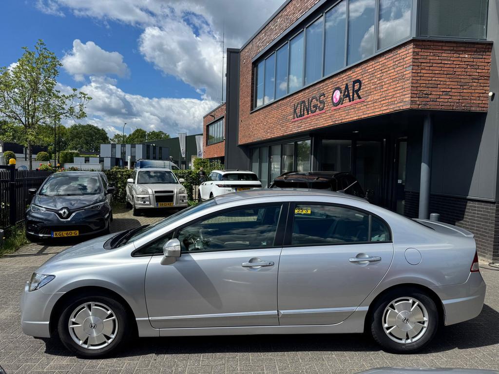 Honda Civic 1.3 Hybrid AUTOMAAT CLIMA CRUISE NIEUWE APK TOP, Gebruikt, Bedrijf, Hybride Elektrisch/Benzine, Sedan