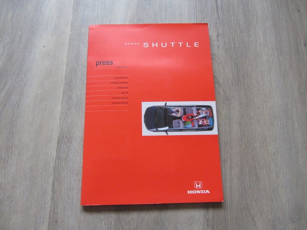 Honda Shuttle Persmap 1995, Boeken, Honda, Ophalen of Verzenden, Zo goed als nieuw, Honda