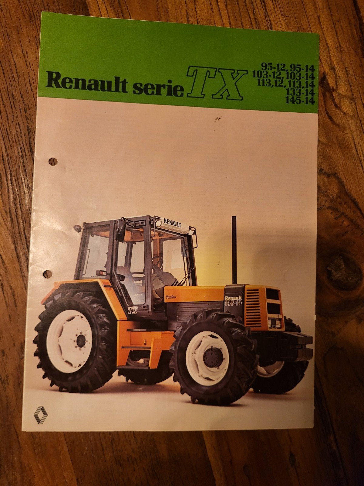 tractor folder Renault serie TX, Ophalen of Verzenden, Zo goed als nieuw
